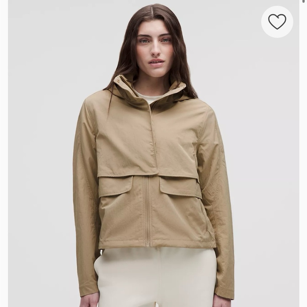 Lululemon Athletica Always Effortless Classic-Fit Sheer Oak (tan) Utility Jacket